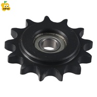 ADREE Convex Idler Gear, C45 Carbon Steel 13 Tooth Chain Idler Sprocket, with Insert 10mm Bore 1/2" 