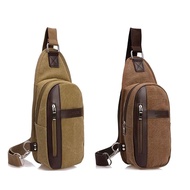DXY Canvas Chest Shoulder Waist Bag | Cross Body Men's Casual Shoulder Sling Bag | Beg Silang Dada L