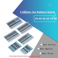 3S 4S 5S 6S 7S 8S 21V 4.2v li-ion balancer board 18650 li-ion balncing full charge battery Balance Function Protection Board