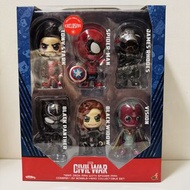 清倉僅此一套 全新未開 Hot Toys Cosbaby set Captain America Civil War - Ironman mark 46  vision Scarlet Witch b