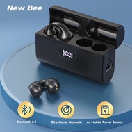 New Bee G119 หูฟังนำกระดูกหูฟังบลูทู ธ คลิปหูหูฟังไร้สายหูฟังบลูทู ธ พร้อมไมโครโฟนBone Conduction Ea