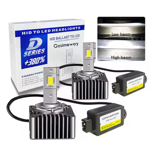 2x Canbus LED D1S D3S Bulb D4S D2R D2S D5S D8S Car Headlight for Replacement Original HID Lamp 12V 6