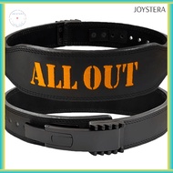 ALLOUT IFBB PRO supervised lever action belt, 10mm wide, genuine cowhide leather, durable for squats