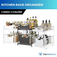 Kitchen Rack Organiser - Condiments, Under Sink Cabinet, Shelf Storage
