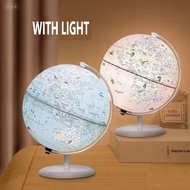 World Globe Constellation Map with Light