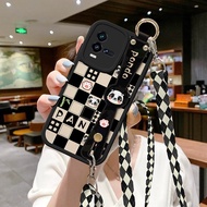 Suitable for Vivo iQOO 11 phone case, anti-drop iQOO 10, new Neo9 crossbody lanyard x70 Pro lambsk