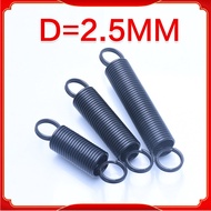 Tension spring/spring d=2.5mm,OD20mm,L=60~200mm tension springs with hooks,apply to garage door,bunn