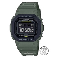 Casio G-Shock DW-5610SU-3 Digital Green Resin Band Mens' Sports Watch Special Bi-Color Bezel DW-5610 DW-5600 DW5610