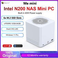 Beelink MINI Host Beelink ME Mini Intel N150 LPDDR5 4800MHz 12GB RAM 2T SSD WiFi6 4K Dual 2.5 Lan Ho