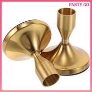 2 Pcs Candle Holders for Table Centerpiece Desktop Candlestick 7.70X7.00X7.00CM Golden  uiran