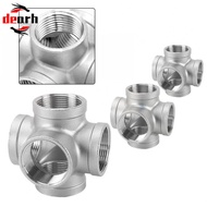5-way NPT Fitting Female NPT Threaded Ports Multi-port 5-way Design Female Ports