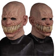 NEW Horror Sharp Teeth Masks Big Mouth Teeth Chompers Cosplay Creepy Monster Latex Mask Halloween Mo