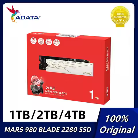 Brand New ADATA XPG MARS 980 BLADE BLADE 4TB 2TB 1TB Gen5 x4 M.2 2280 Solid State Drive SSD Max 1400