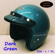 Helmet Magnum M8 - Dark Green ( L / XL ) SGV MS88 KHI XDOT MHR LASER BKP LTD INDEX BELL BOGO