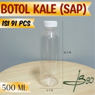 Kale Bottle 500 ML Kale Plastic Bottle 1/ 2 Liter Juice Bottle Coffee Bottle Kale Bottle THICK 91pcs