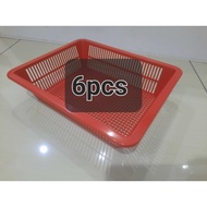 6pcs Rectangular Plastic Basket / Hamper Basket / Bakul Hamper (S)