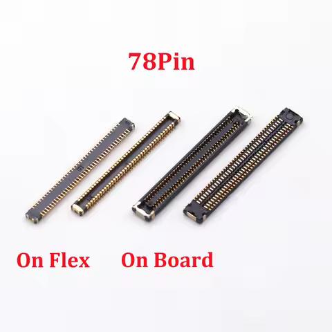 5-20pcs 78Pin Plug On Board For Samsung Galaxy Note 10 Lite N770F S20FE S20 FE A21S USB Charging FPC