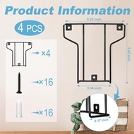 Wall Mount Greeting Card Display Stand 4×6’’ Metal Card Display Stand 5×7’’ Black Tabletop card Disp