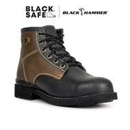 Black Hammer Men 4000 Series Mid Cut with Shoelace Safety Shoes BH4892