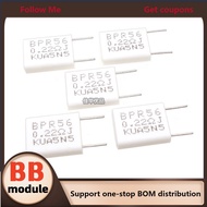 10pcs 5W Non-Inductive Cement Resistor 0.1 R 0.22 R 0.25 R 0.3 R 0.33 R 0.47 R 0.5 R Om 5%