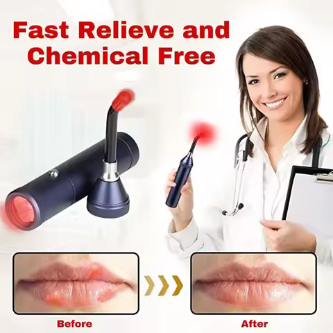 Red Infrared Light Treatment Device for Cold Ulcer Ulcer Infrared Light Treatment Stick for Mouth No