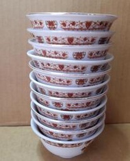 早期大同瑞士花瓷碗 小碗 醬料碗 小湯碗-直徑9.5公分- 12 小碗合售