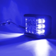 4"LED Work Light 2x Dual Side Shooter Led light 45W Led Pod Off Road Flashing Light For Car Truck P