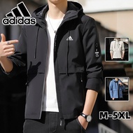 【Ready Stock】Clearance Sale Men's outdoor Pocket zipper jacket windproof and waterproof windbreaker jacket Good Quality jaket lelaki