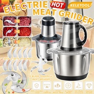 Meat Grinder Garlic Chopper Food Processors Dry Blender Chilli Onion Mincer Stainless Steel Electric