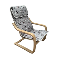 Kids Rocking Chair Wooden Toddler Chair with Armrests Ergonomic Backrest Child Seat for Playroom Nur