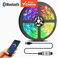 AXUS USB LED Strip Lights DC 5V RGB 5050 Bluetooth APP Control Flexible TV Backlight Decoration Lamp