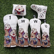 Groundhog Golf Club Cover Protective Cover No. 1 Wooden Cap Cover 357 Fairway Wooden Small Chicken L