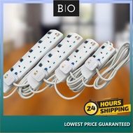 (D9) 2 / 3 / 4 / 5 Gang SIRIM 5M Heavy Light Duty Extension Trailing Socket Universal Socket Multi P