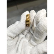 (READY STOCK) 916 Gold Bar Pendant/Charm 小金条吊坠