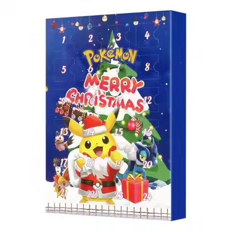 2024 Pok é Mon Anime Fugure Christmas Arrival Calendar Christmas Day Blind Box Surpristoy Gifts 24 P
