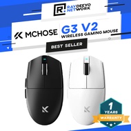 MCHOSE G3 V2 Wireless Gaming Mouse 59g Ultra-Lightweight Tri-Mode (2.4G/BT/Wired)