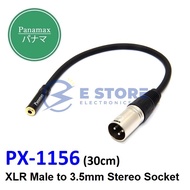 Panamax 30CM 3.5mm Stereo Female to XLR Male Cable - PX-1156/30CM