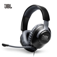 JBL Quantum 100 Wired over-ear gaming headset with a detachable mic with game and movie experience