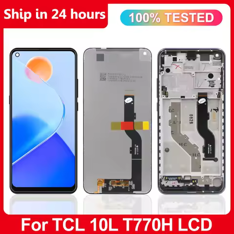 6.53"AAA+ For TCL 10L LCD Display Touch Screen Digitizer Assembly Replacement For TCL 10 Lite T770H,
