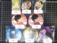 [售]排球少年 襟章 吧唧 燙金方 下校 回眸 打雪仗 秋季 吉祥物 波點 日向 影山 月島 山口 旭 及川 牛島 黑尾 研磨 夜久 列夫 猛虎 木兔 盲抽 全新