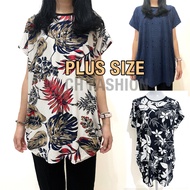 Women Blouse Plus Size Baju Wanita Saiz besar Aunty Women Tops