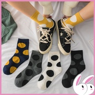 Polkadot Crew Socks Hipster Colorful Casual Trend / Stokin Panjang Polkadot Fesyen Warna Gaya Hipste
