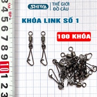 Khóa Link Câu Cá Câu Lure Cao Cấp - Khóa Link Câu Lure Cao Cấp Chất Liệu Thép Không Gỉ Ma Ní Câu Cá