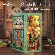 CUTEBEE DY02 Book Nook DIY บ้านตุ๊กตาของเล่นไม้ บ้านของเล่น DIYโมเดลบ้าน —Panda Bookshop