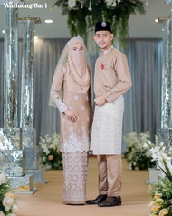 [MOCHA] Baju Nikah Songket/Full Set Baju Nikah/Baju Nikah/Baju Tunang/Baju Kurung Songket Plus Size/