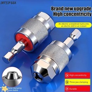 IRTJIFSSX Quick Change Chuck, 1/4 Inch 1.5-6.5mm Drill Chuck Adapter,  Self-Tightening Hexagonal Han