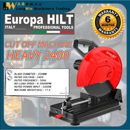 Europa HILT Heavy 2400 CUT OFF MACHINE 14" 355MM 240V ( HEAVY DUTY CAST ALUMINIUM BASE )
