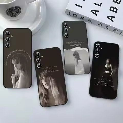 Singer T-Taylors S-Swifts Phone Case For Samsung Galaxy S21 S22 S23 S24ULTRA S25ULTRA FE Ultra Plus5