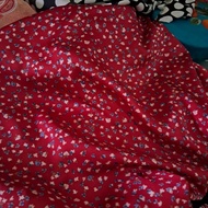 Premium silk satin fabric - floral satin fabric