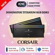 RAM PC Corsair Dominator Titanium RGB DDR5 - 32GB 64GB 96GB - Bus 6000 6600 7200 MHz - Genuine